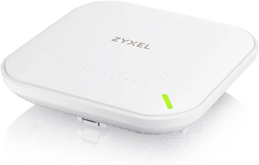 Zyxel WiFi 6 AX1800 נקודת גישה אלחוטית של Gigabit | רשת, נדידה חלקה, פורטל שבוי ומו-מימו | WPA3 אבטחה | ענן, אפליקציה או ניהול ישיר | POE+ | מתאם AC כלול | NWA90AX